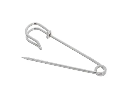 Ac de brosa 50x14x5mm argintiu inchis (1buc)