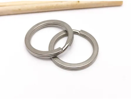 Inel breloc otel inoxidabil fara lant 25x2.7mm