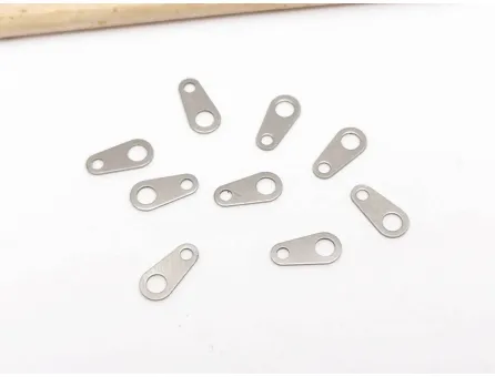 Terminatie lant otel inoxidabil 316 hipoalergenic 9x5mm (1buc)