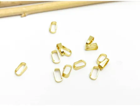 Agatatoare pandantiv otel inoxidabil 304 auriu 6x3.5x2mm (1buc)