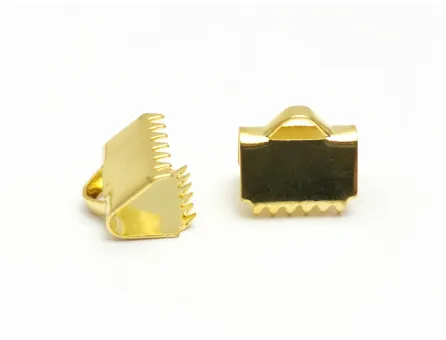 Capat de snur otel inoxidabil 304 auriu 10x9mm (1buc)