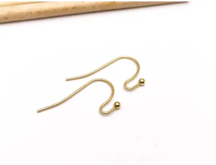 Tortite cercei otel inoxidabil 316 hipoalergenic auriu 21x12x2mm (2buc)