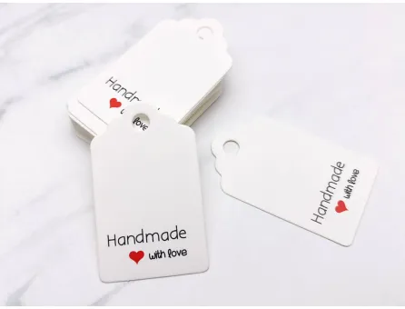 Etichete hartie handmade 50x30x0.4mm (50buc)