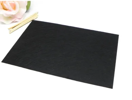 Fetru cu adeziv 1mm negru