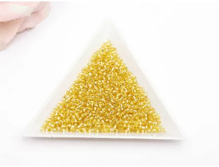 Miyuki Rocailles Rotunde 11/0 Silver Lined Light Gold (10g)