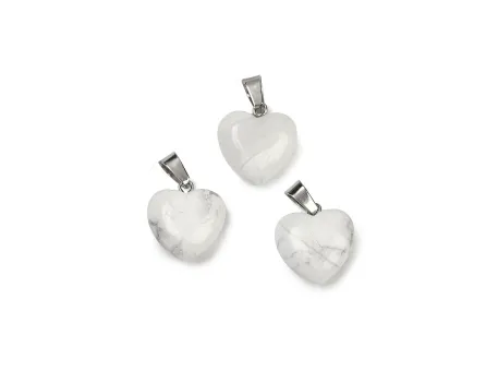 Pandantiv howlit 15mm inima