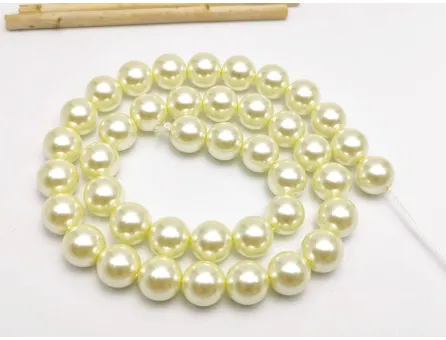 Perle de sticla calitate a 10mm unt (sirag)