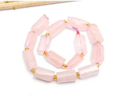Sirag scurt cuart roz tub 13~11x6~7mm
