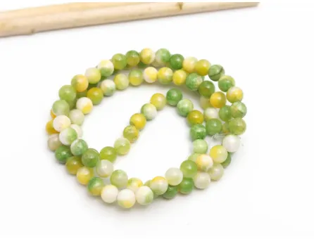 Sirag jad 4mm verde galben