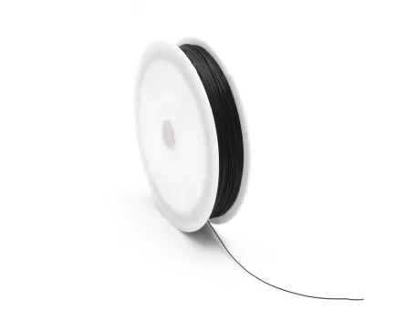 Sarma siliconata grosime 0.30mm negru (50m)