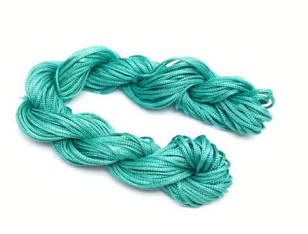 Snur cu nylon pentru bratari grosime 1mm turcoaz (26m)