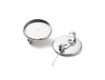 Baza pentru brosa otel inoxidabil 304 platou 18mm