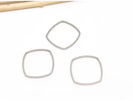 Link otel inoxidabil rombus 20x20x1mm