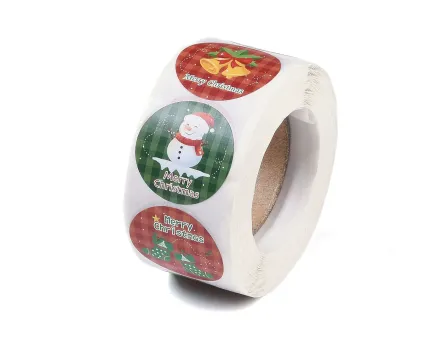 Rola etichete adezive de craciun