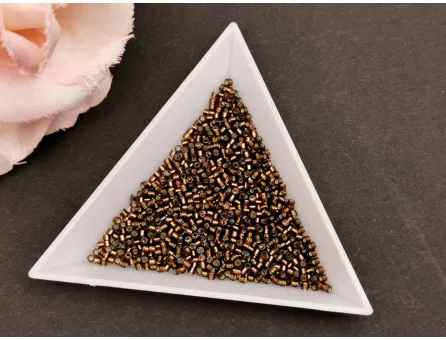 Miyuki delica 11/0 Silver Lined Brown (5g)