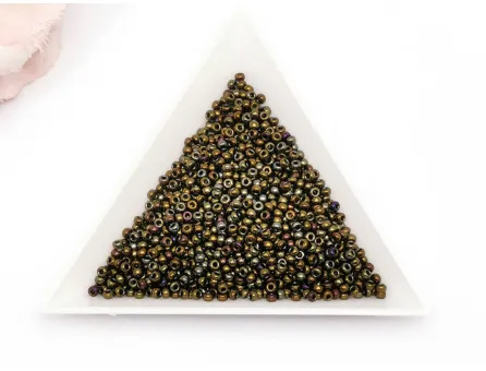 Miyuki Rocailles Rotunde 11/0 Metallic Iris Brown (10g)