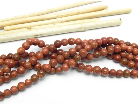 Sirag goldstone sfere 4mm