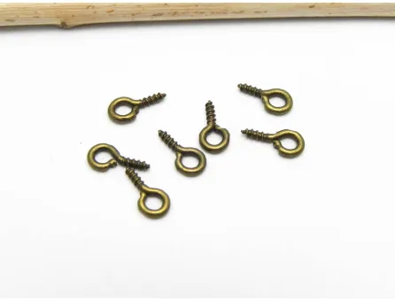 Surub pandantiv 8x4mm bronz (10buc)