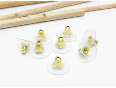 Opritor cercei otel inoxidabil 304 auriu 12x6mm (10buc)