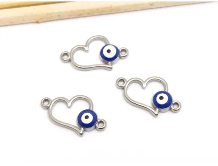 Link otel inoxidabil inima 18x11.5x3mm
