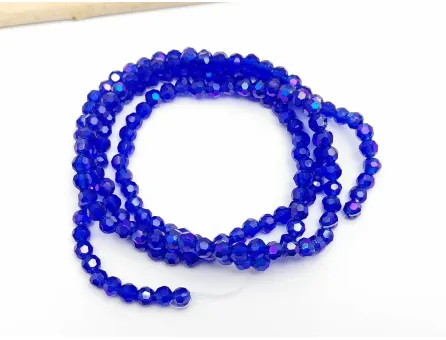 Margele cristal rotund fatetat 3~3.5mm blue AB (sirag)