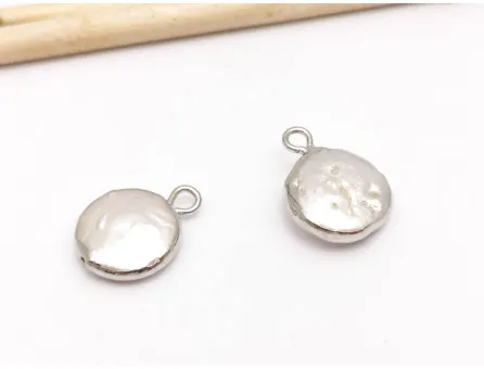 Pandantiv perle de cultura 15~13x11~10mm