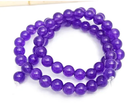 Sirag jad sfere 6mm mov inchis