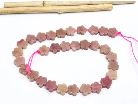 Sirag scurt Rodonit floare 6mm