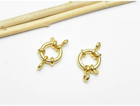 Inchizatoare otel inoxidabil 304 auriu rotunda 15x12x4mm