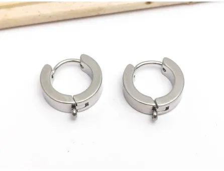 Tortite cercei otel inoxidabil 201 hoop 15x13x4mm