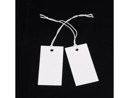 Etichete pentru pret cu ata elastica 35x18x0.4mm (50buc)