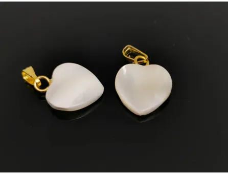 Pandantiv sidef inima 12mm