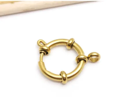 Inchizatoare otel inoxidabil 304 auriu rotunda 22x18x4mm