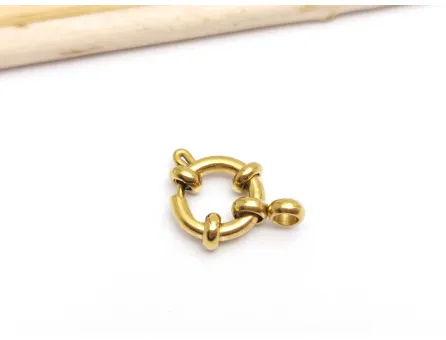 Inchizatoare otel inoxidabil 304 auriu rotunda 12x10x4mm