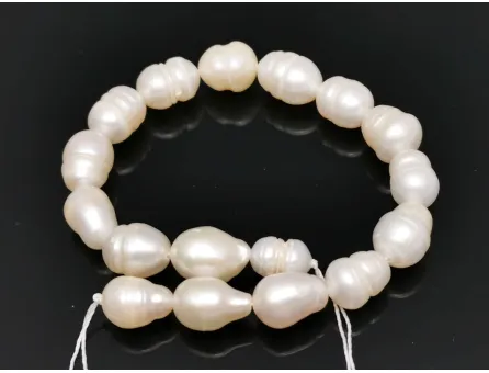 Sirag scurt perle de cultură 10~8x7~8mm