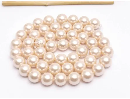 Sirag Perle tip mallorca 8mm roz pudra