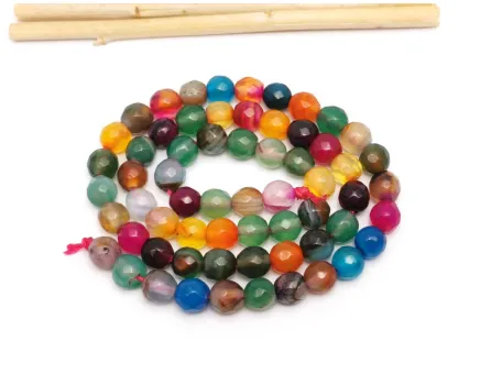 Sirag agate fatetat 6mm multicolor