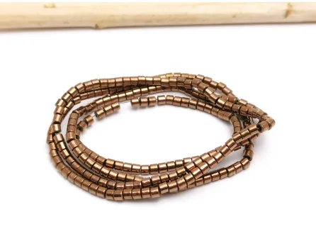 Sirag hematit tub 2x2mm bronz