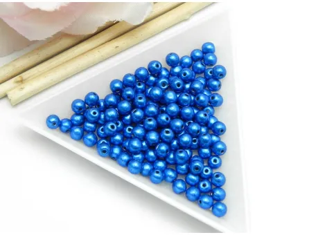 Margele cehia rotunde 4mm metallic galaxy blue (10buc)
