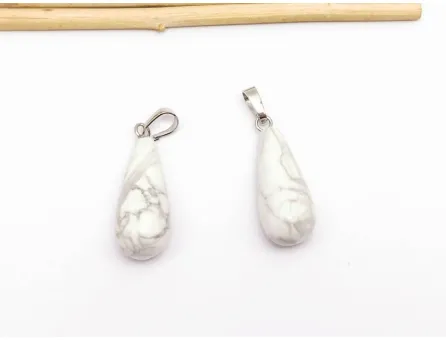 Pandantiv lacrima howlit 27x10mm