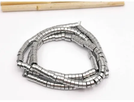 Sirag hematit rondele 4x2mm argintiu