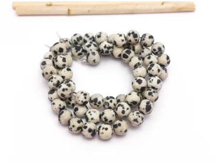 Sirag Jasp dalmatian mat sfere 6mm