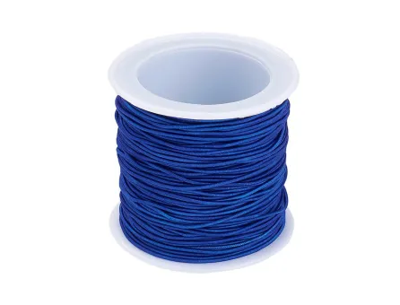 Rola snur elastic albastru royal grosime 1mm (20m)