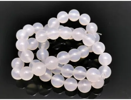 Sirag agate alb sfere 8mm