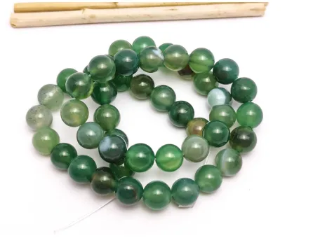 Sirag agate striped sfere 8mm verde