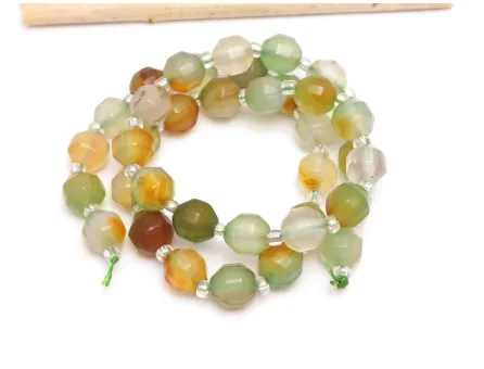 Sirag agate fatetat 8x7mm verzui