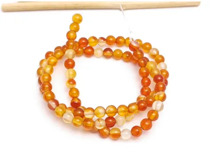 Sirag agate rosu sfere 4mm