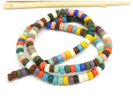 Sirag lava rondele 4.5x2.5mm multicolor