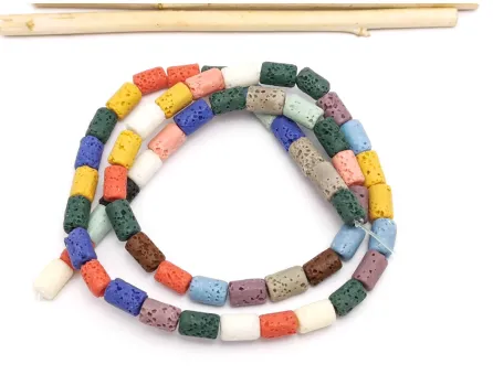 Sirag lava tub 6x4mm multicolor