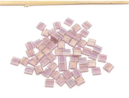 Miyuki Tila Matte Transparent Smokey Amethyst AB 5g